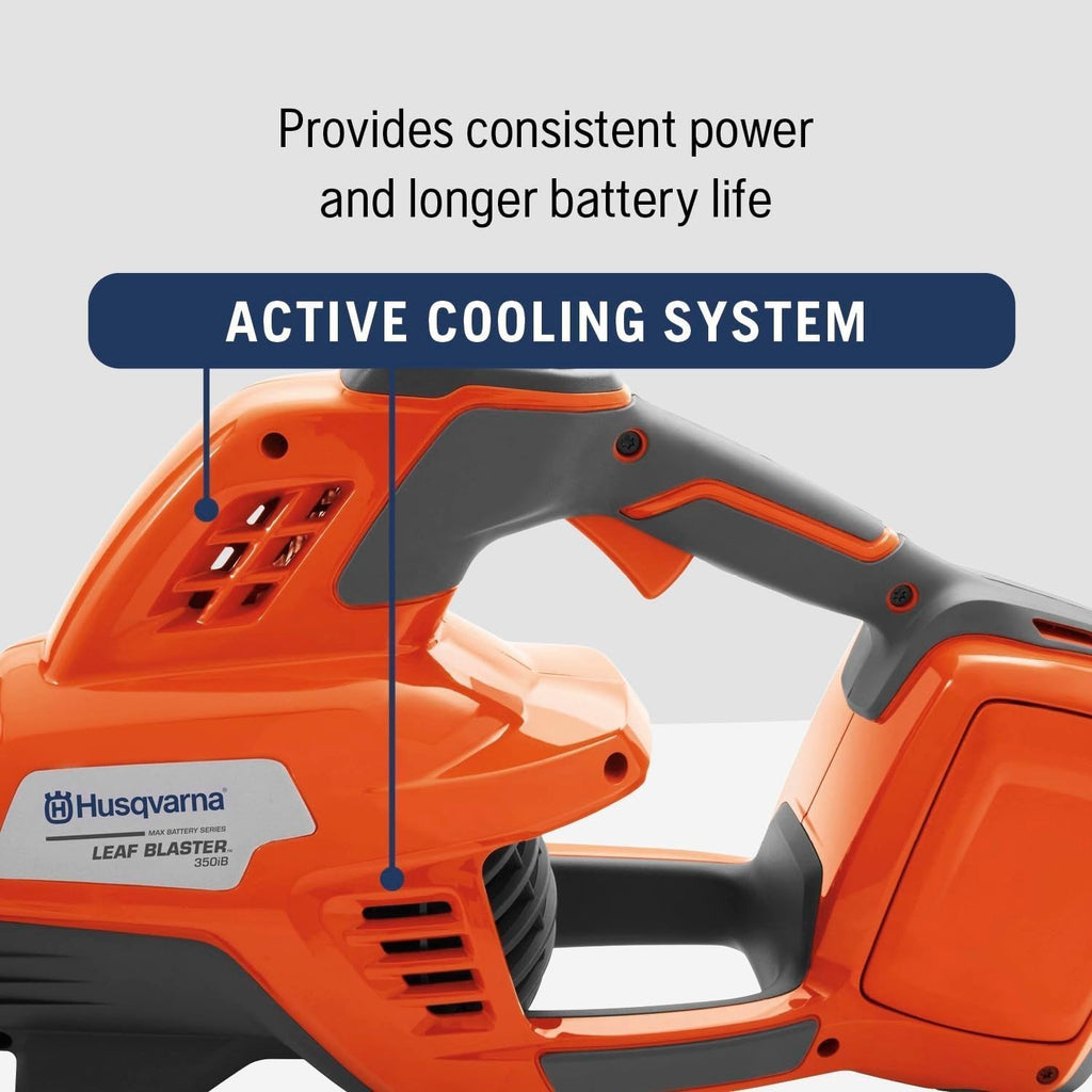 Husqvarna Leaf Blaster 350iB Cordless Leaf Blower 200 MPH, 40V Battery Included image 4