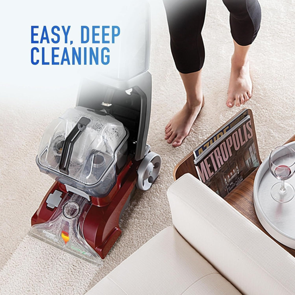 Hoover PowerScrub Deluxe Carpet Cleaner for Carpet & Upholstery with Tools image 10