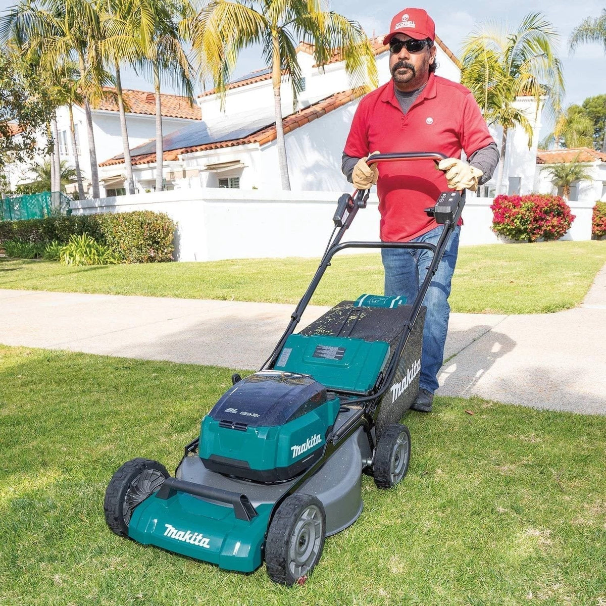 21 in. 18-Volt X2 (36-Volt) LXT Lithium-Ion Cordless Walk Behind Self Propelled Lawn Mower Kit with 4 Batteries (5.0 Ah) image 8