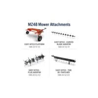 Husqvarna MZ48 Zero-Turn Mowers 23 HP Kawasaki 48” Clears Cut ZT3100 (M-ZT Seat) image 5