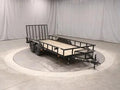 6×16 Heavy-Duty Tandem Axle Utility Trailer – 2025 Steel Frame with Wood Deck image 0