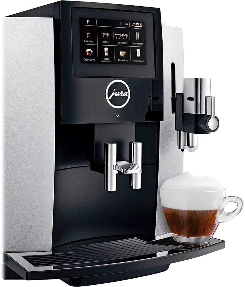 Jura S8 Espresso Machine with 15 bars of pressure and Milk Frothier image 0