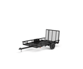 Carry-On Trailer 5-ft x 8-ft Steel Mesh Utility Trailer with Ramp Gate image 0