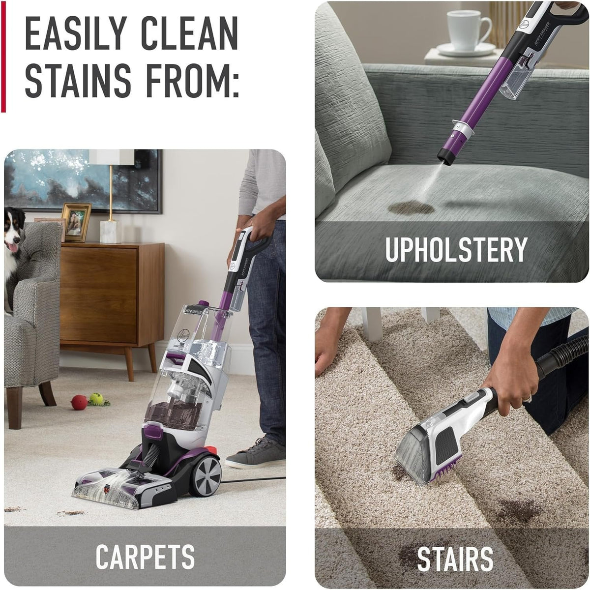 Hoover Smartwash Automatic Carpet Cleaner Machine, FH52000, Turquoise image 40