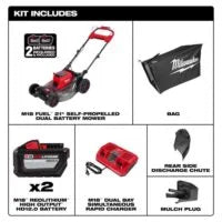 Milwaukee 2823-22HD M18 FUEL Self-Propelled Dual Battery Mower Kits. image 2