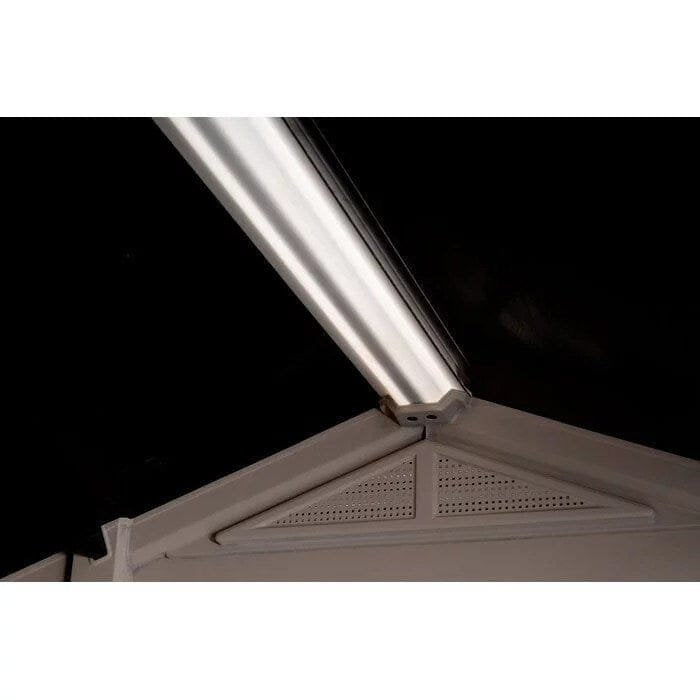 Factor 8 ft. W x 6 ft. D Plastic Storage Shed image 3