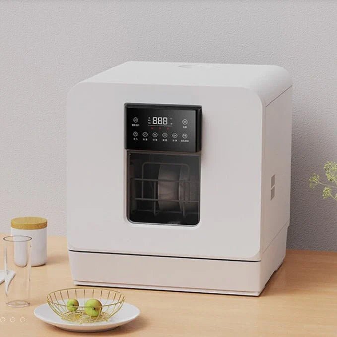 Compact Automatic Table Top Dishwasher – Portable Countertop Kitchen Dishwasher with 4 Place Settings image 5