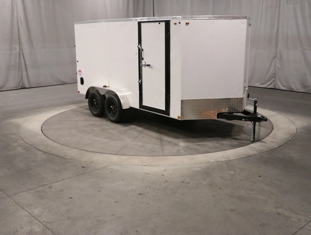 7×14 Enclosed Cargo Trailer – Heavy-Duty Utility Hauler for Equipment & Transport image 0