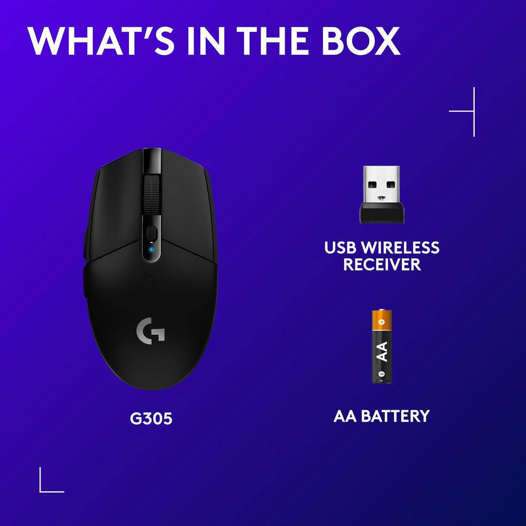 Logitech G G305 LIGHTSPEED Wireless Gaming Mouse
