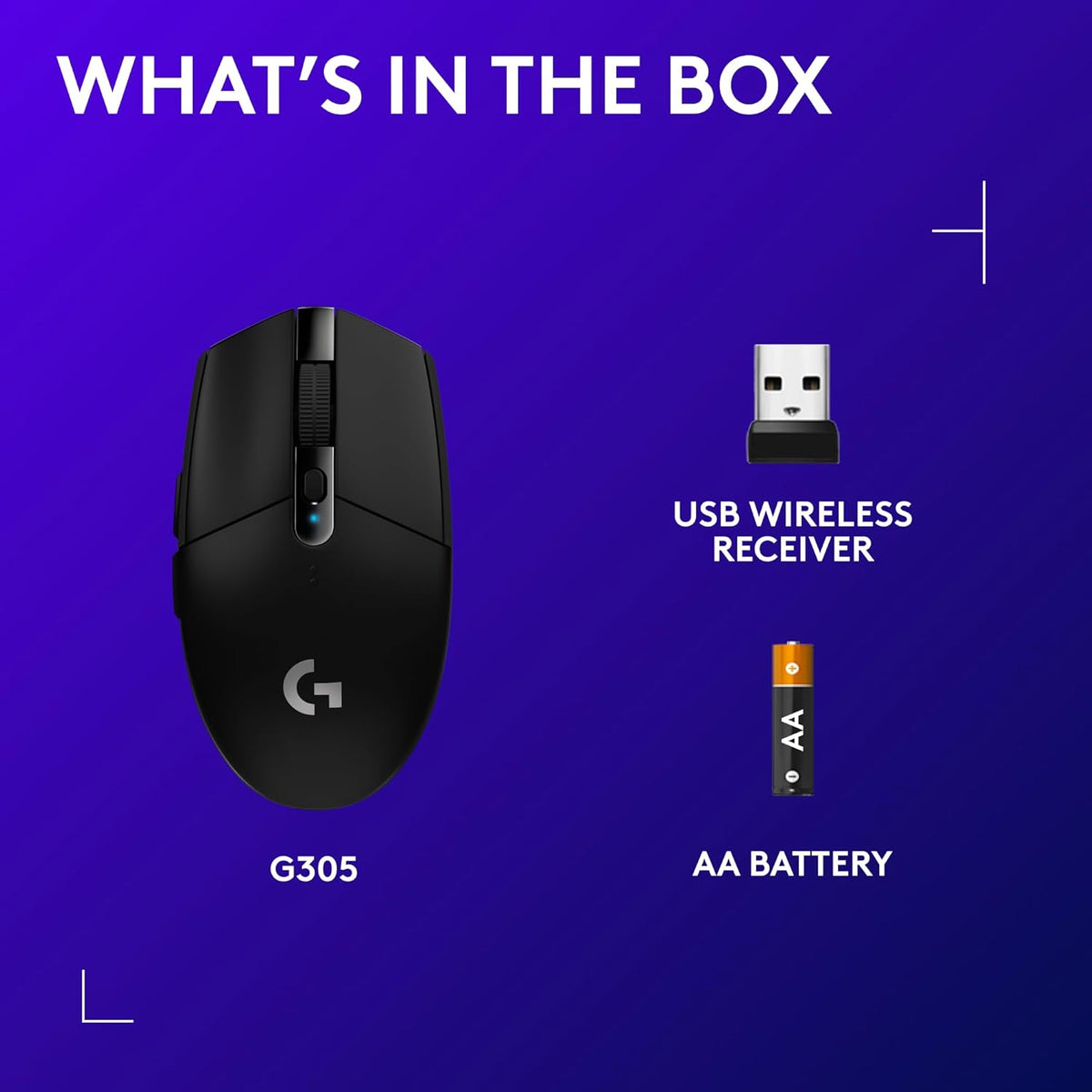 Logitech G G305 LIGHTSPEED Wireless Gaming Mouse