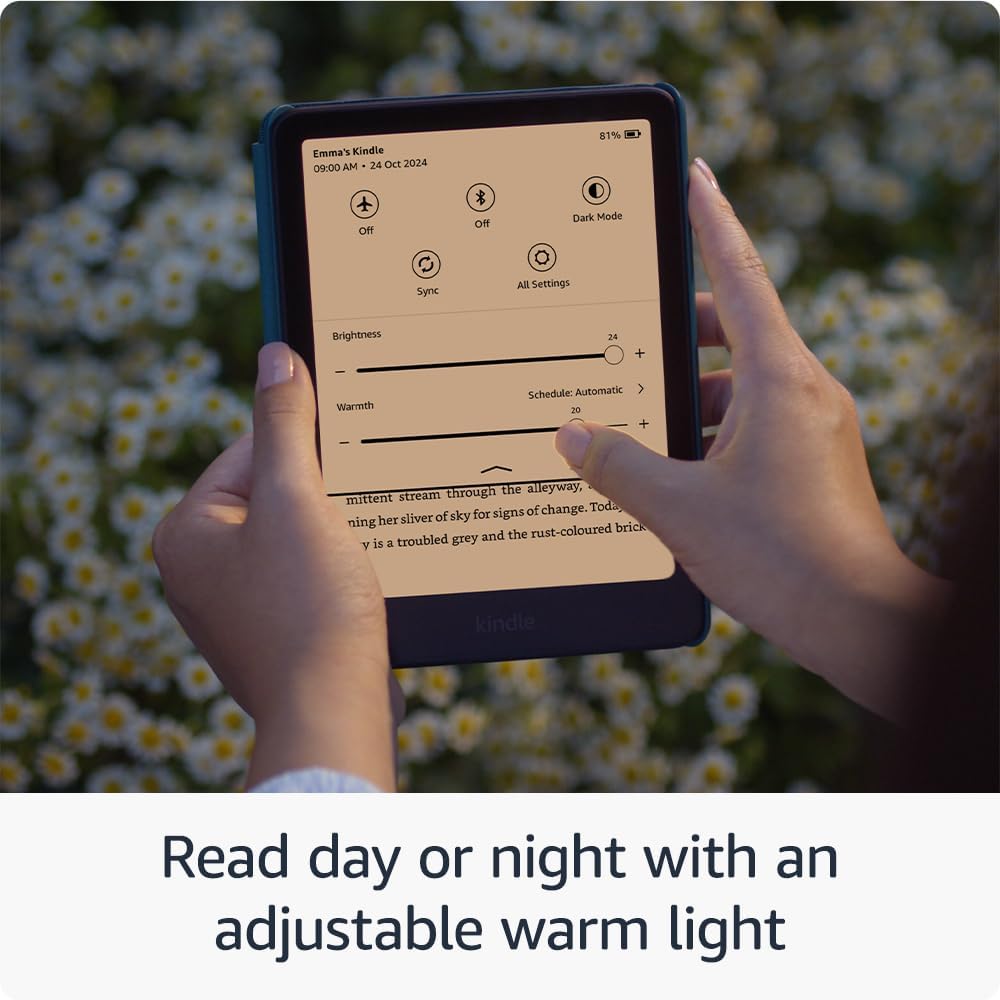 Amazon Kindle Paperwhite (newest gen) – Our fastest Kindle ever, with new glare-free display and weeks of battery life – 16GB – Without Ads - Black