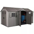 Lifetime 15′ x 8′ Rough Cut Dual-Entry Outdoor Storage Shed image 0