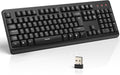 2.4G Wireless Keyboard UK Layout Full Size