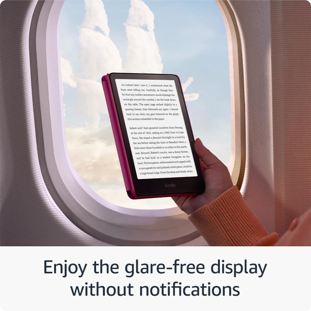 Amazon Kindle Paperwhite (newest gen) – Our fastest Kindle ever, with new glare-free display and weeks of battery life – 16GB – Without Ads - Black