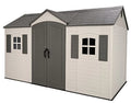 Lifetime Legacy 15×8 Plastic Storage Shed Kit w/ Floors image 0