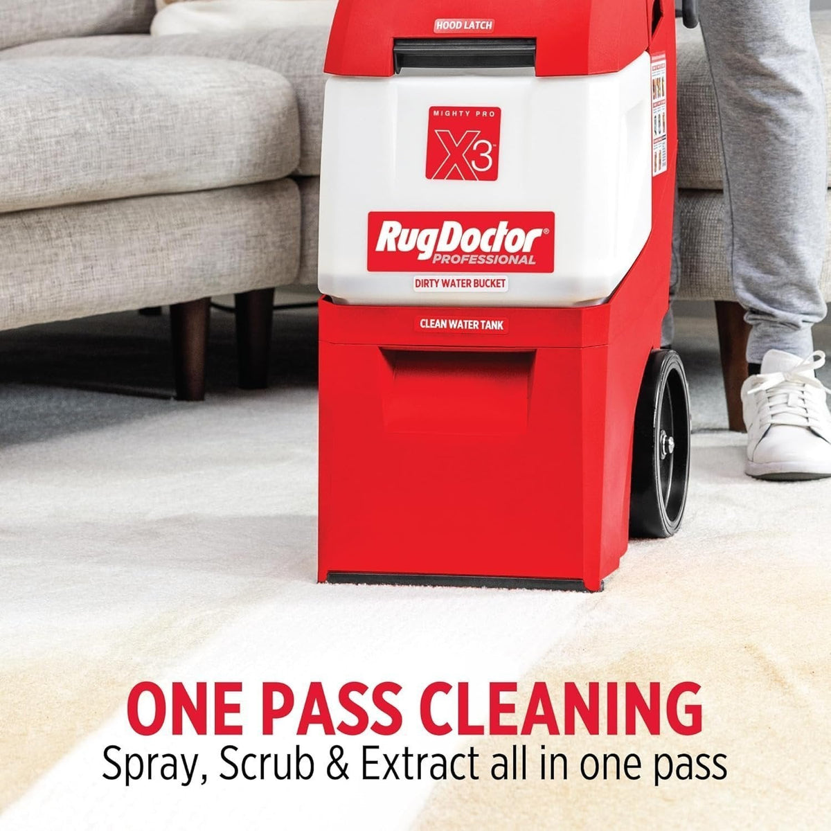 Rug Doctor X3 Commercial Carpet Cleaner Pet Pro Pack with Stain & Odor Removers image 3
