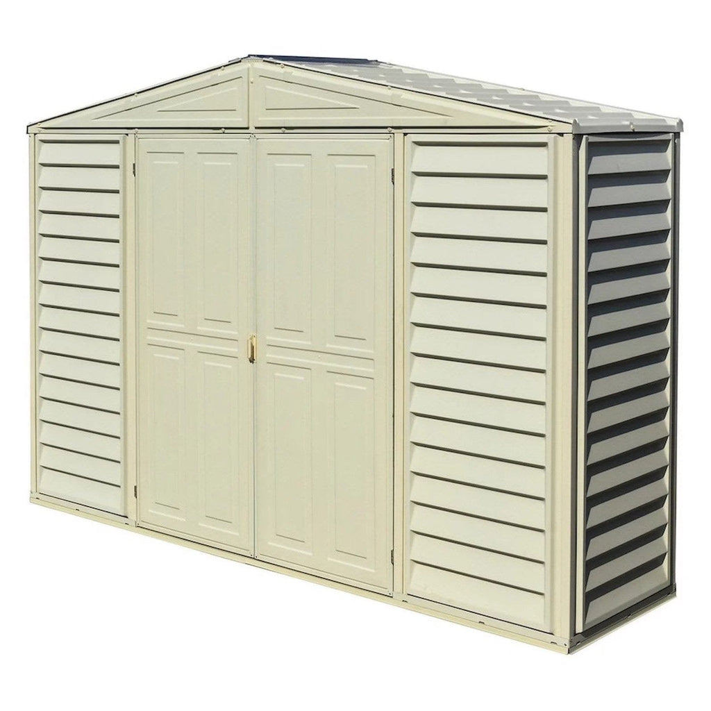 DuraMax 10.5ft x 2.75ft SidePro Vinyl Shed with Foundation Kit image 3