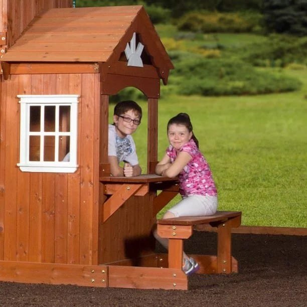 Backyard discovery shenandoah wooden swing set image 2