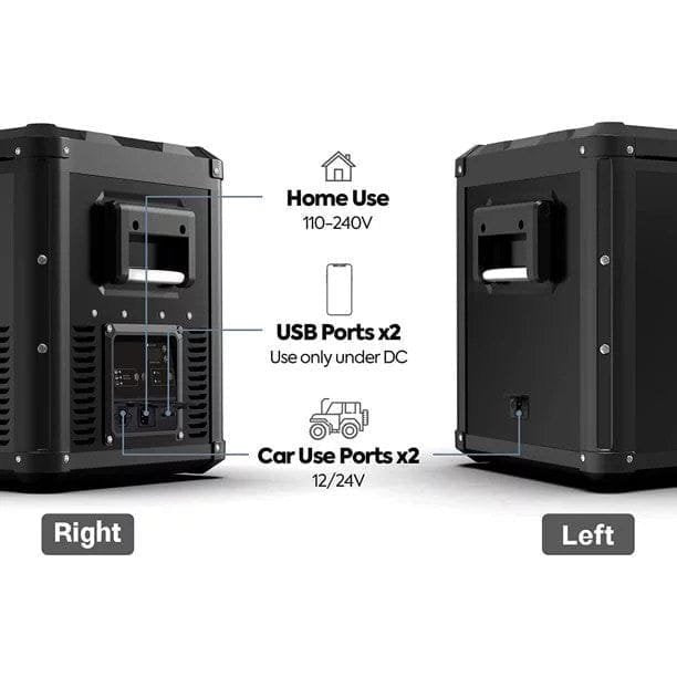 ICECO VL90 ProD 95 Quarts(90L) Dual Zone Portable Refrigerator, Multi Directional Lid, 12 Volt Refrigerator Home & Car Use image 3
