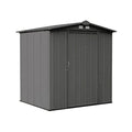 Arrow 6 ft. x 5 ft. EZEE Steel Low Gable Shed, Charcoal image 0