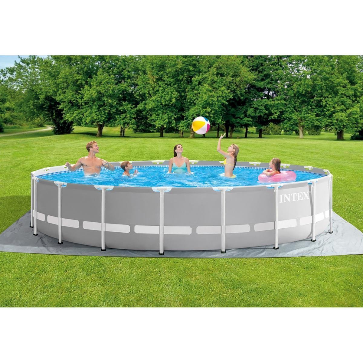 Intex 20′ x 52″ Prism Frame Premium Pool Set image 2