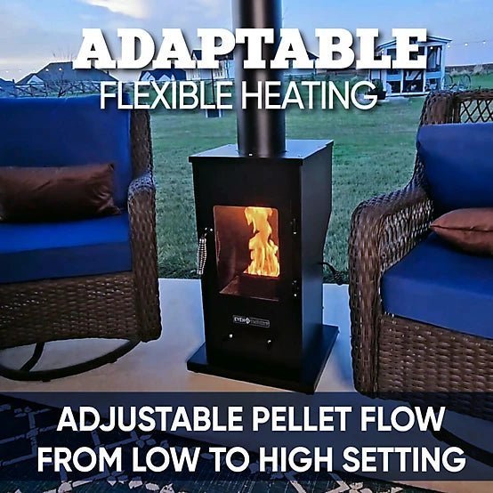 Even Embers Pellet Chiminea, 100 sq. ft., 70,000 BTU image 5