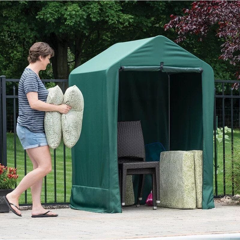 4 ft. W x 3.91 ft. D Plastic Portable Storage Shed image 0