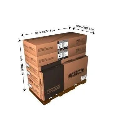 Lifetime 11 Ft. X 21 Ft. Outdoor Storage Shed With Tri-Fold Doors image 8