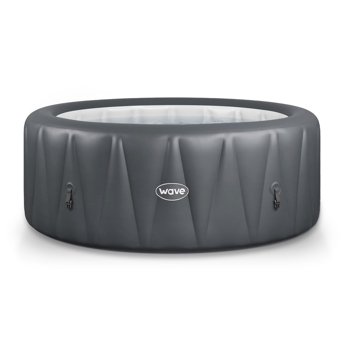 Wave Atlantic 4-Person Round inflatable Hot Tub with integrated Heater and Aquajet Massage System image 0