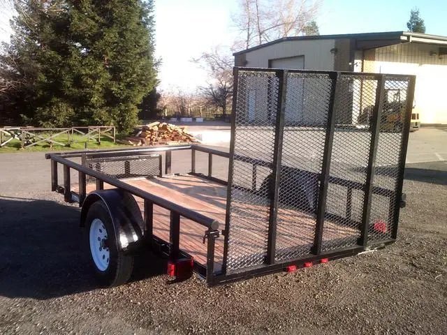 5.5 X 10 Carry-On Utility Pipe Top w/ Mesh Tongue Box Trailer image 5