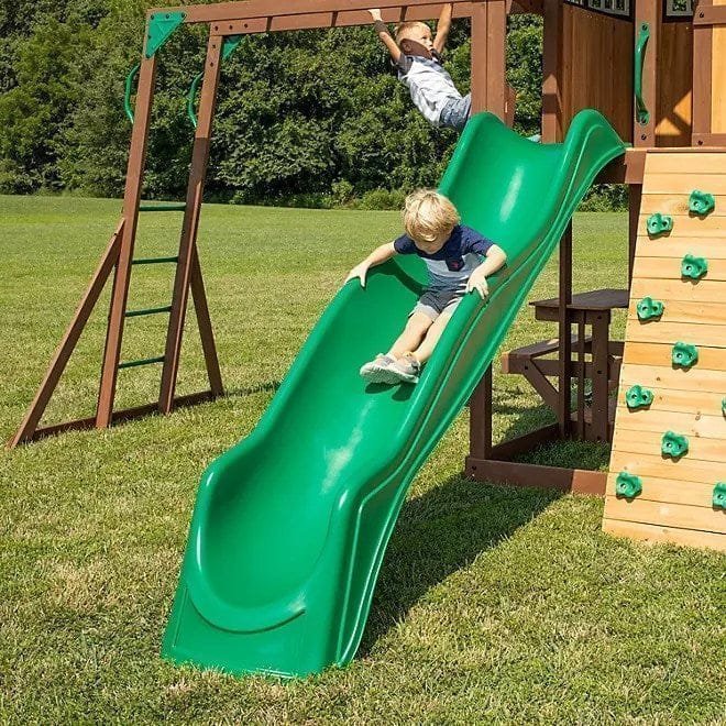 Backyard Discovery Skyfort II Cedar Swing Set/PlaySet image 2