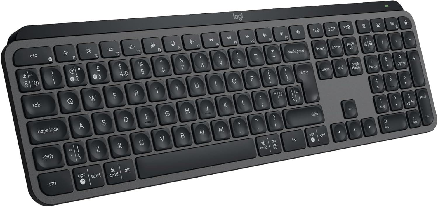 MX Keys S Programmable Wireless Bluetooth Keyboard