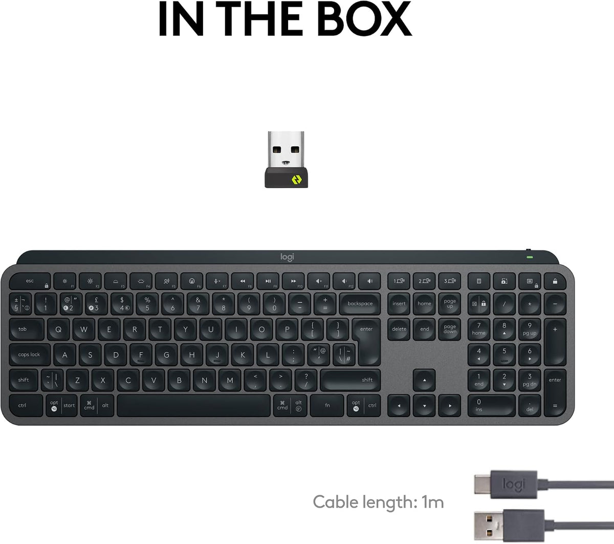 MX Keys S Programmable Wireless Bluetooth Keyboard