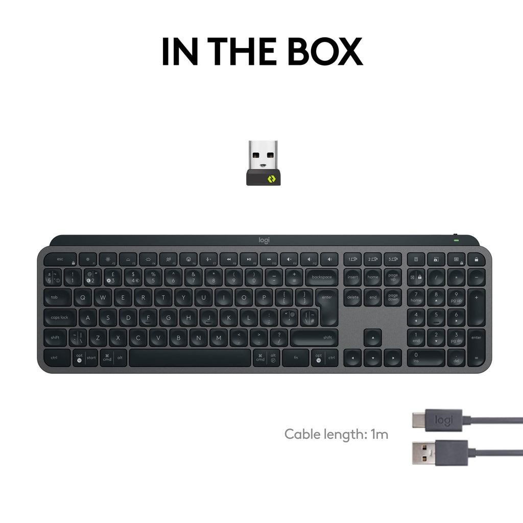 MX Keys S Programmable Wireless Bluetooth Keyboard