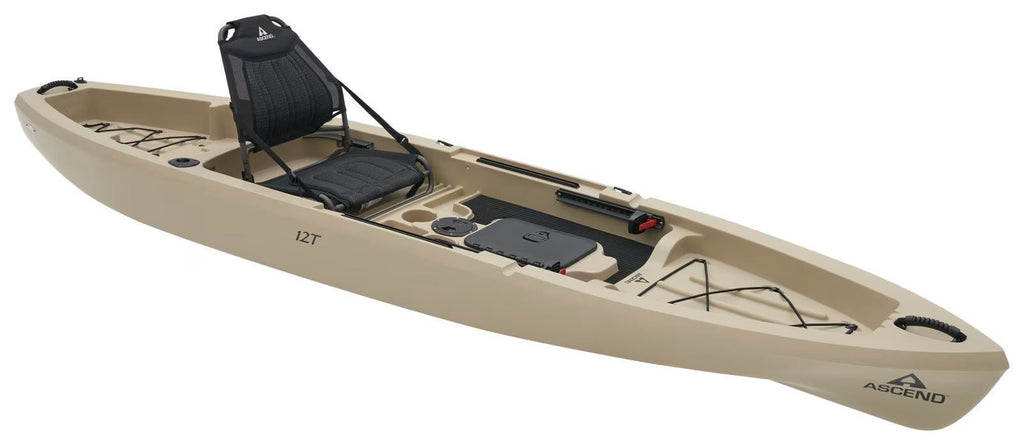 ASCEND 12T 12 ft Sit-On-Top Fishing Kayak – Stable Recreational Angler Kayak image 3