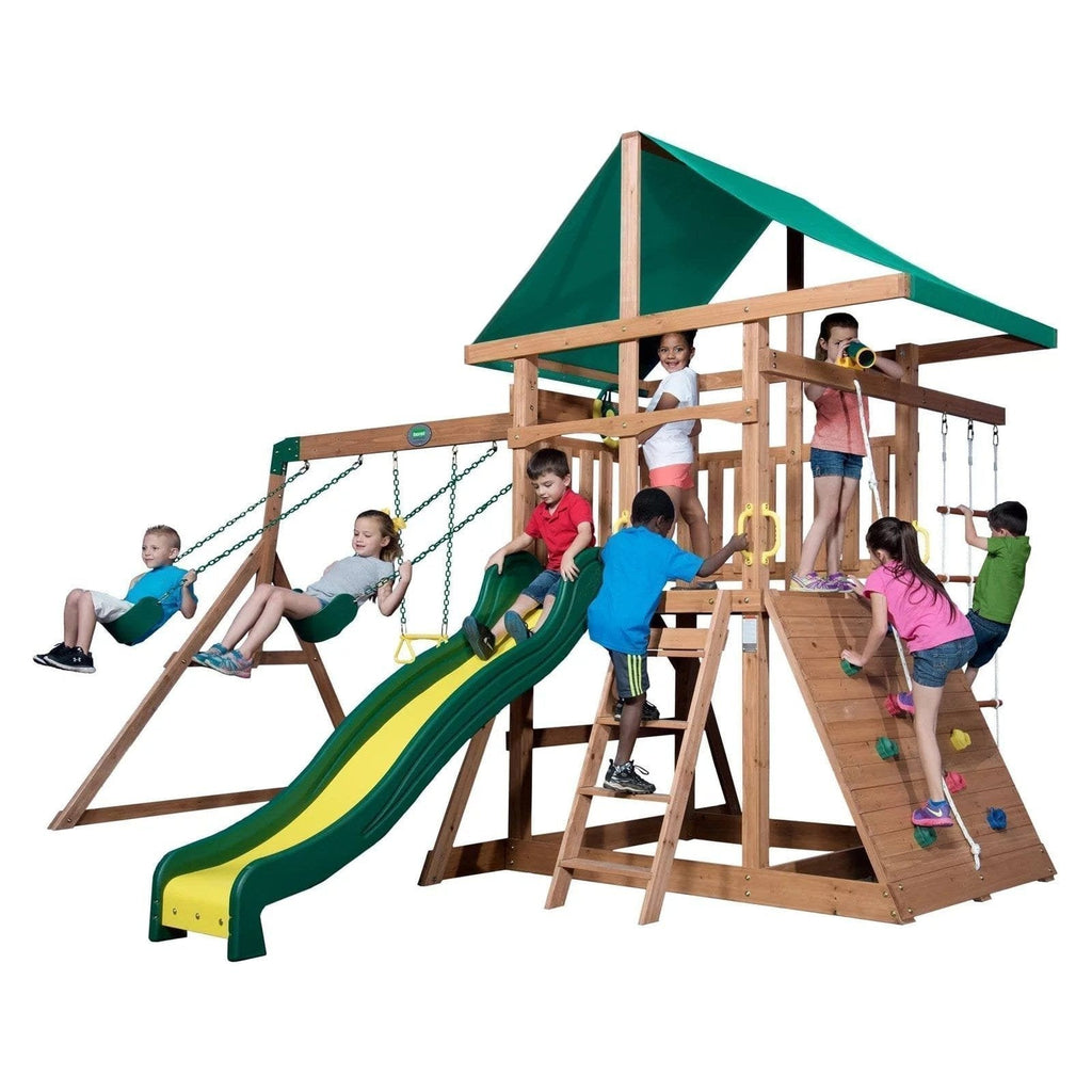 Backyard Discovery Mount McKinley All Cedar Wood Swing Set image 0
