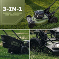Green Machine 62V 23-Inch Self-Propelled Brushless Cordless Electric Lawn Mower, Includes Two 4.0Ah Batteries and Rapid Charger image 0