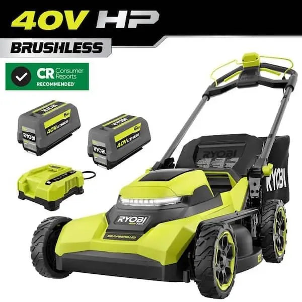Kit de Cortadora Autopropulsadas Sin Escobillas de 21″ y 40 V HP. image 0