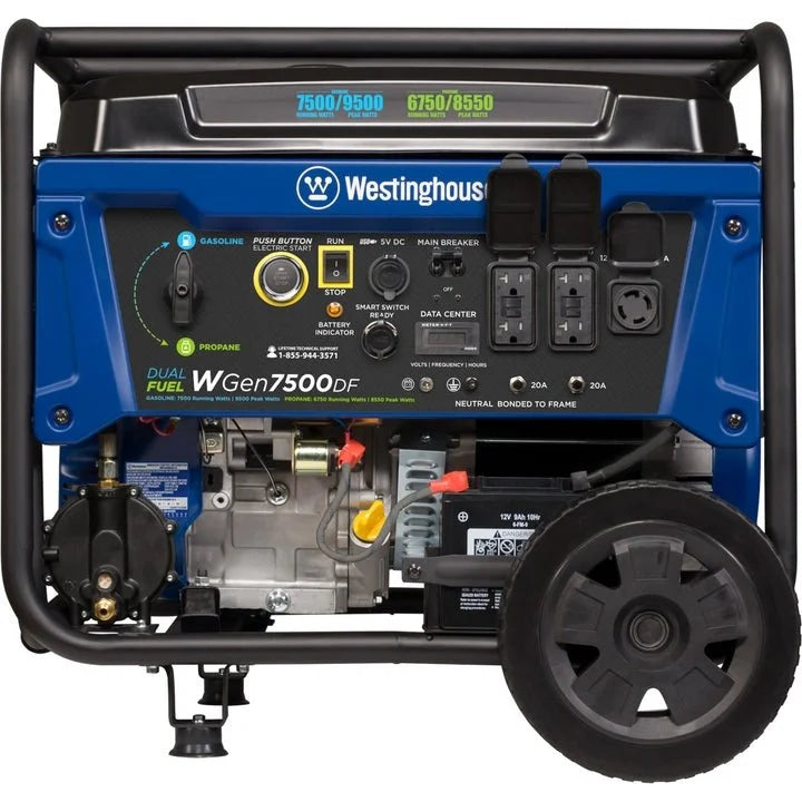 Westinghouse WGen7500DF Dual Fuel Portable Generators. image 3