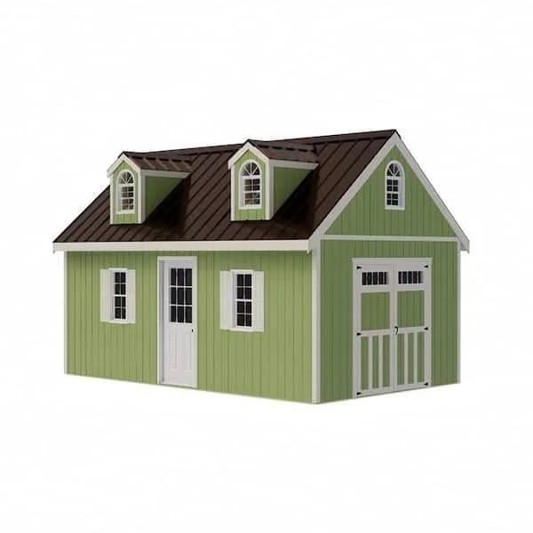 Best barns Hampton 12×16 Wood Storage Shed Kit Installation Included image 5