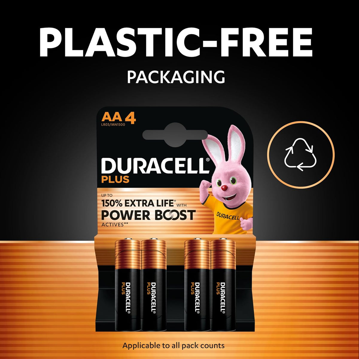 DURACELL Plus AA Alkaline Batteries (18 Pack) 1.5V, LR06
