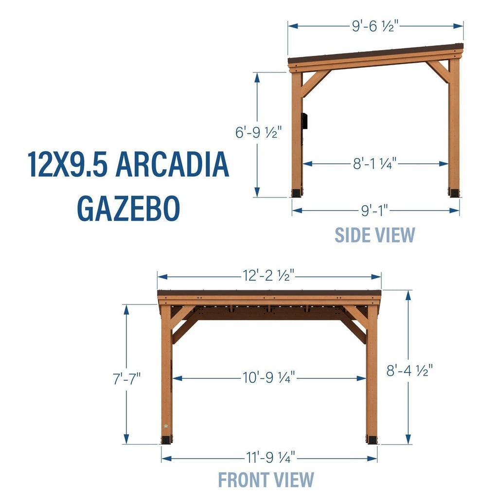 Backyard Discovery 12×9.5 Arcadia Gazebo image 8
