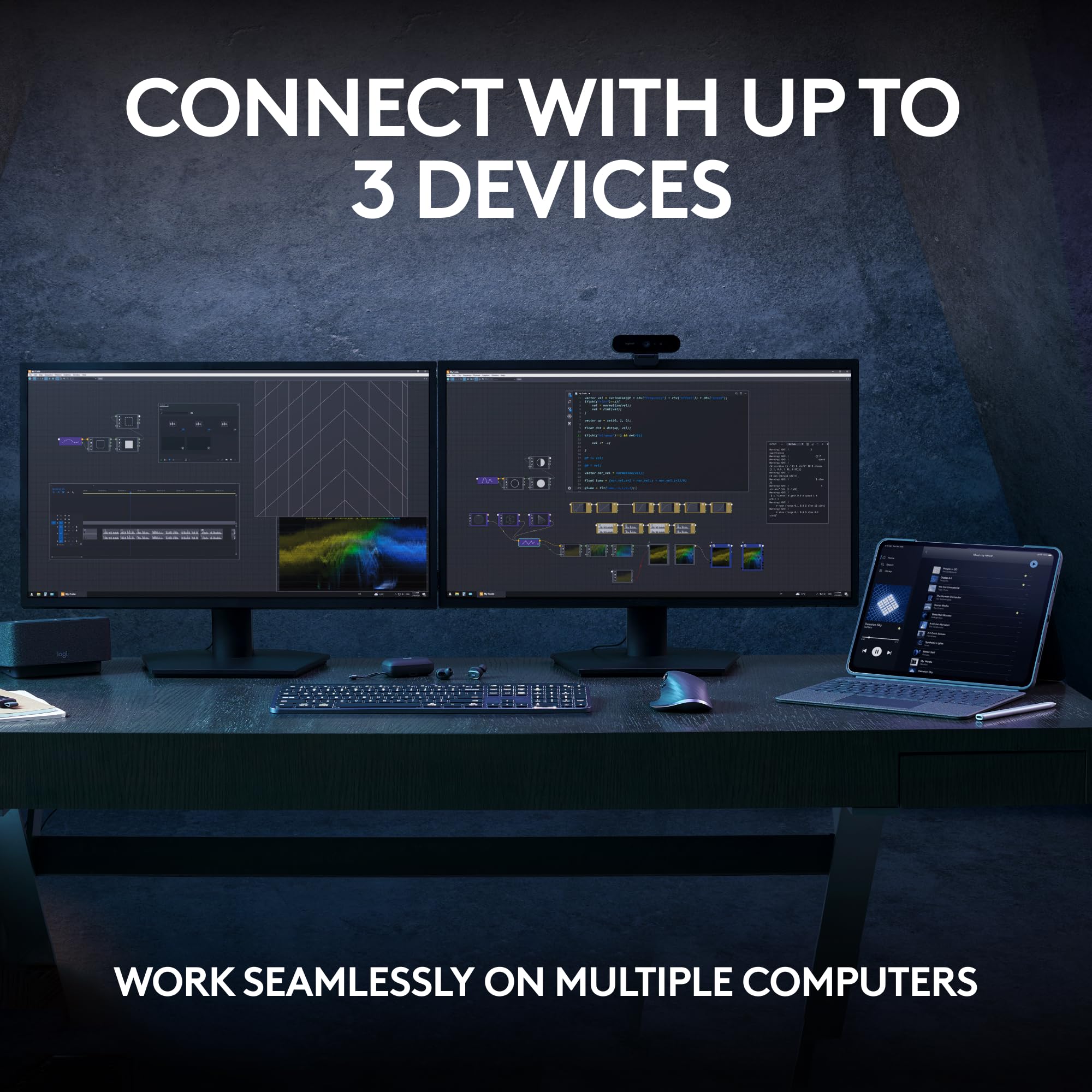 MX Keys S Programmable Wireless Bluetooth Keyboard