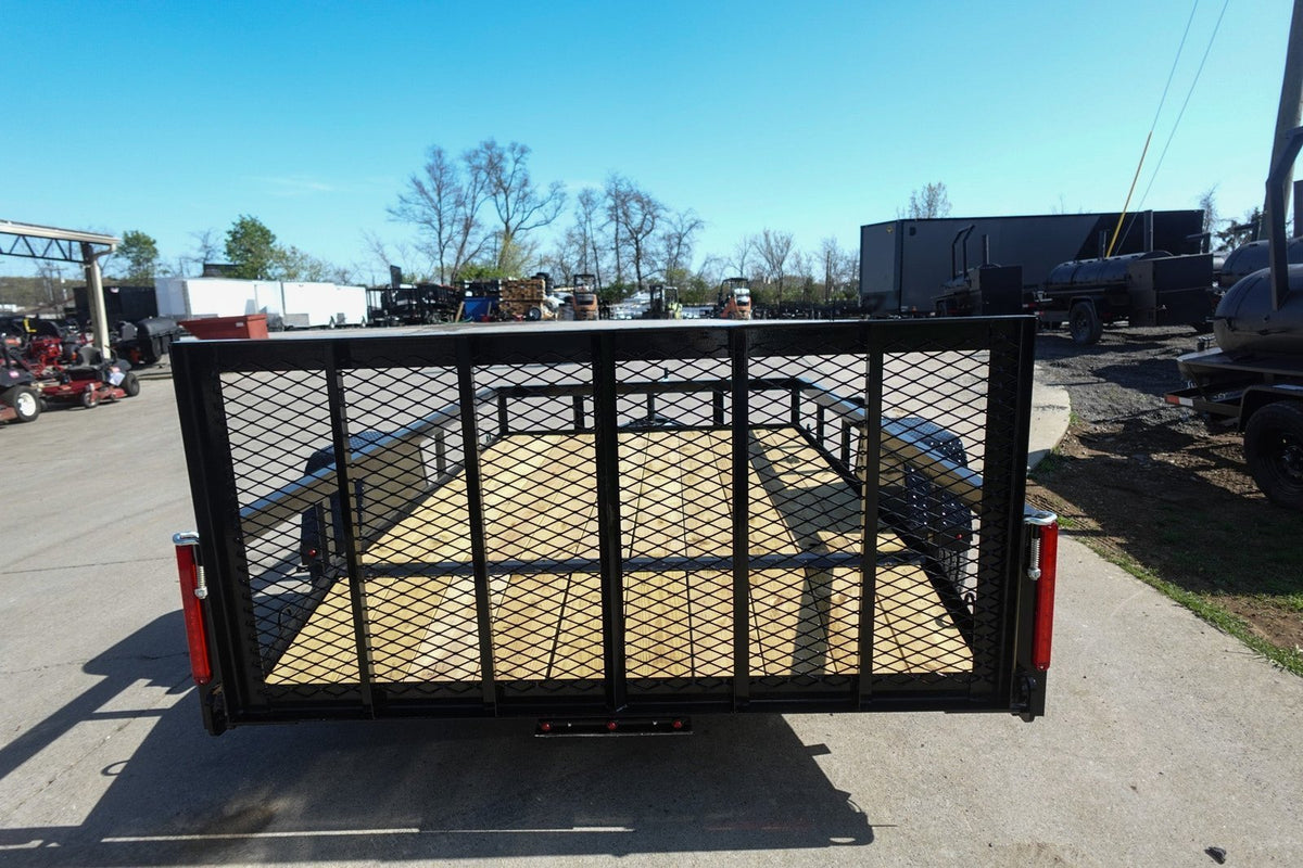6′ 4″ x 10 Utility Trailer Dovetail Powder Coated With Gate 3,500lb Axle image 7
