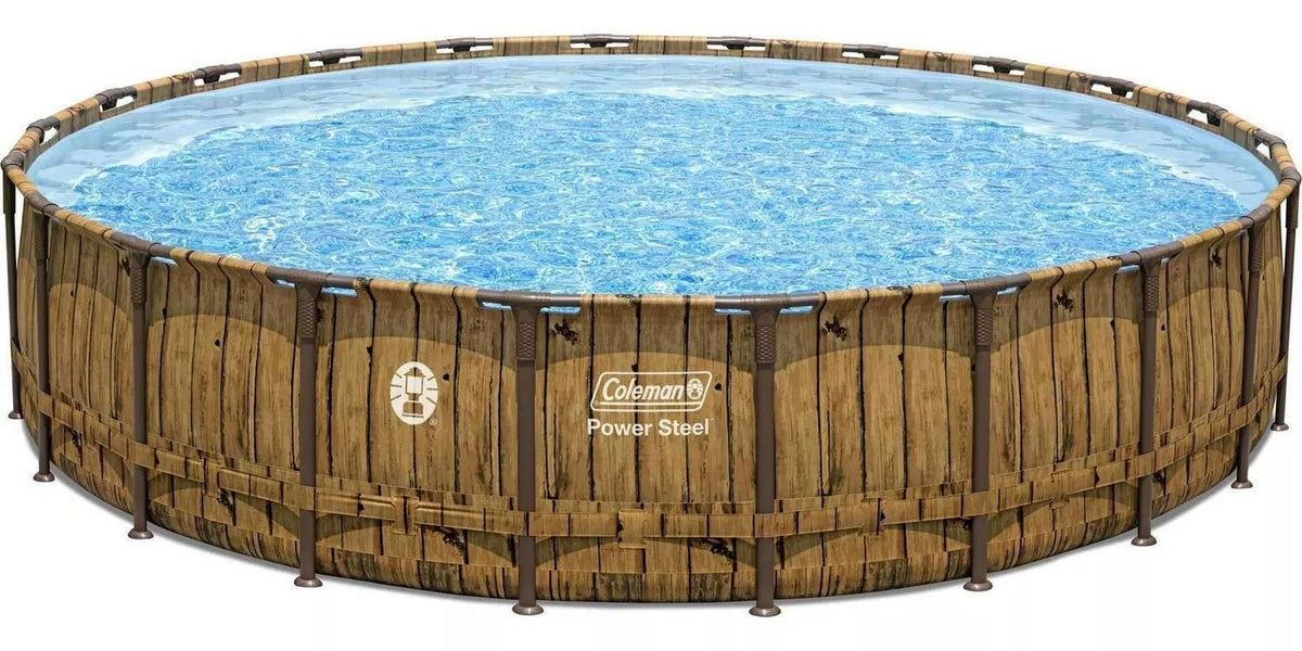 Coleman Power Steel 22′ x 52 Round Above Ground Pool Set image 8