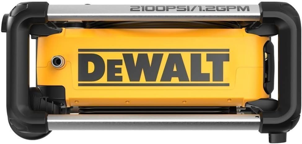 DEWALT Electric Pressure Washer, 2100 PSI, Jobsite Power Washer (DWPW2100) Yellow image 1