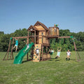 Backyard Discovery Skyfort II Cedar Swing Set/PlaySet image 0