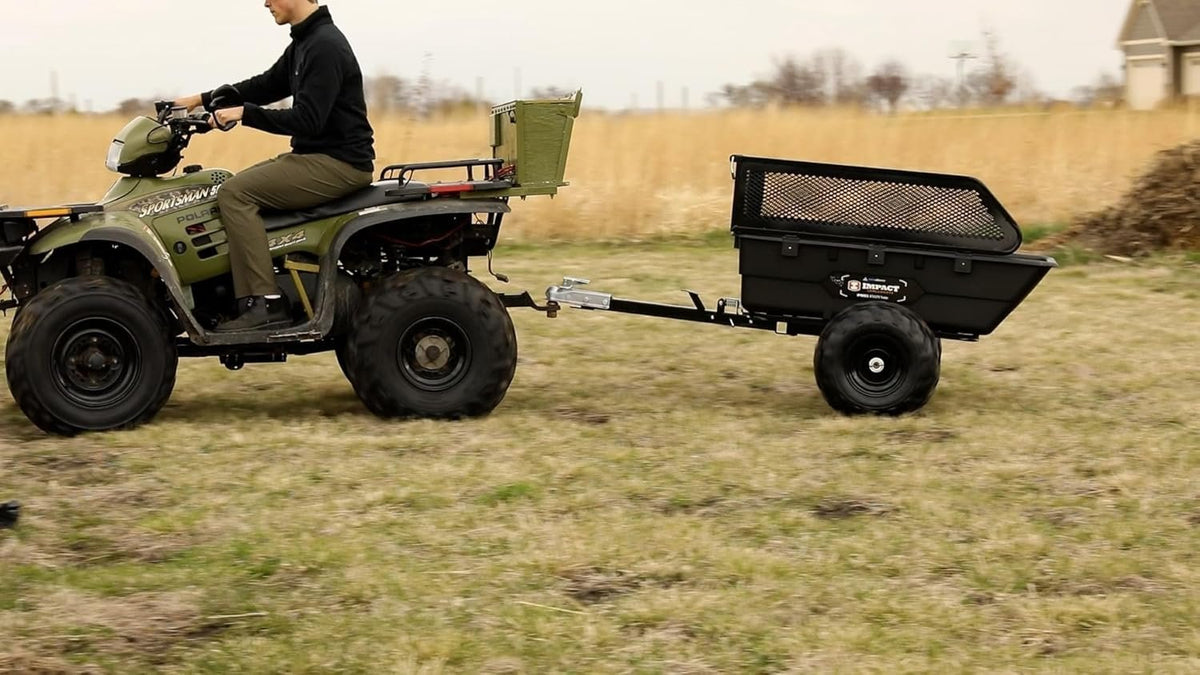 Impact Implements 1500 lb Utility Cargo Trailer with Pivot Dump for ATV, UTV, and Lawn Tractor image 12