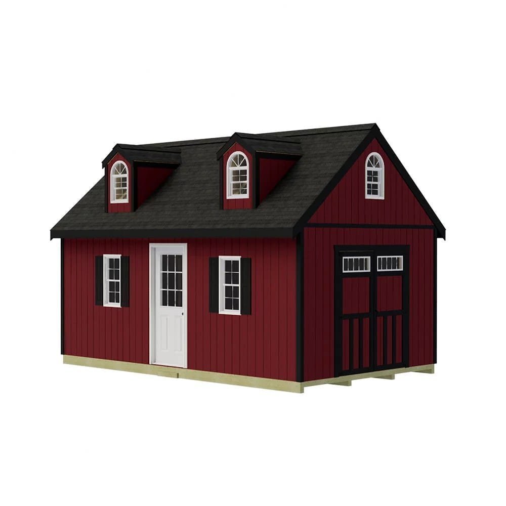Best barns Hampton 12×24 Wood Storage Shed Kit Installation Included image 10