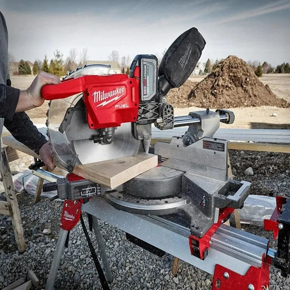 Milwaukee 18V Lithium-Ion Brushless Cordless 12 in. Dual Bevel Sliding Compound image 1